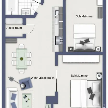 Duenenschloss 1-11 Apartman *